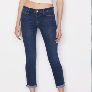 Frame Le Garçon women's jeans, dark wash, size 31